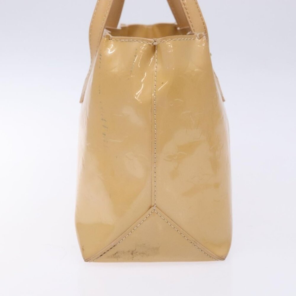 LOUIS VUITTON Vernis Wilshire PM Hand Bag Rose Flow Lantern Auth - Picture 4 of 16